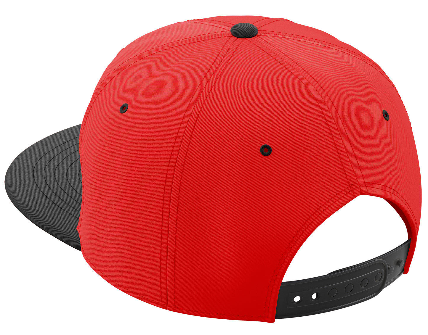 Classic Snapback Hat Custom A to Z Initial Letters, Red Black Cap White Black