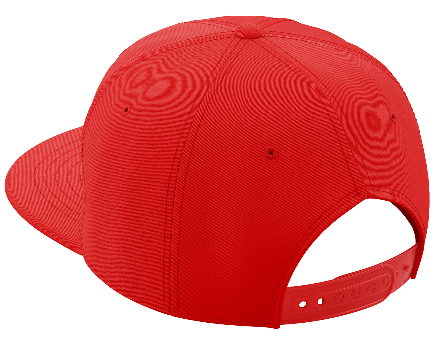Classic Snapback Hat Custom A to Z Initial Letter Flat Bill, Red Cap White Black
