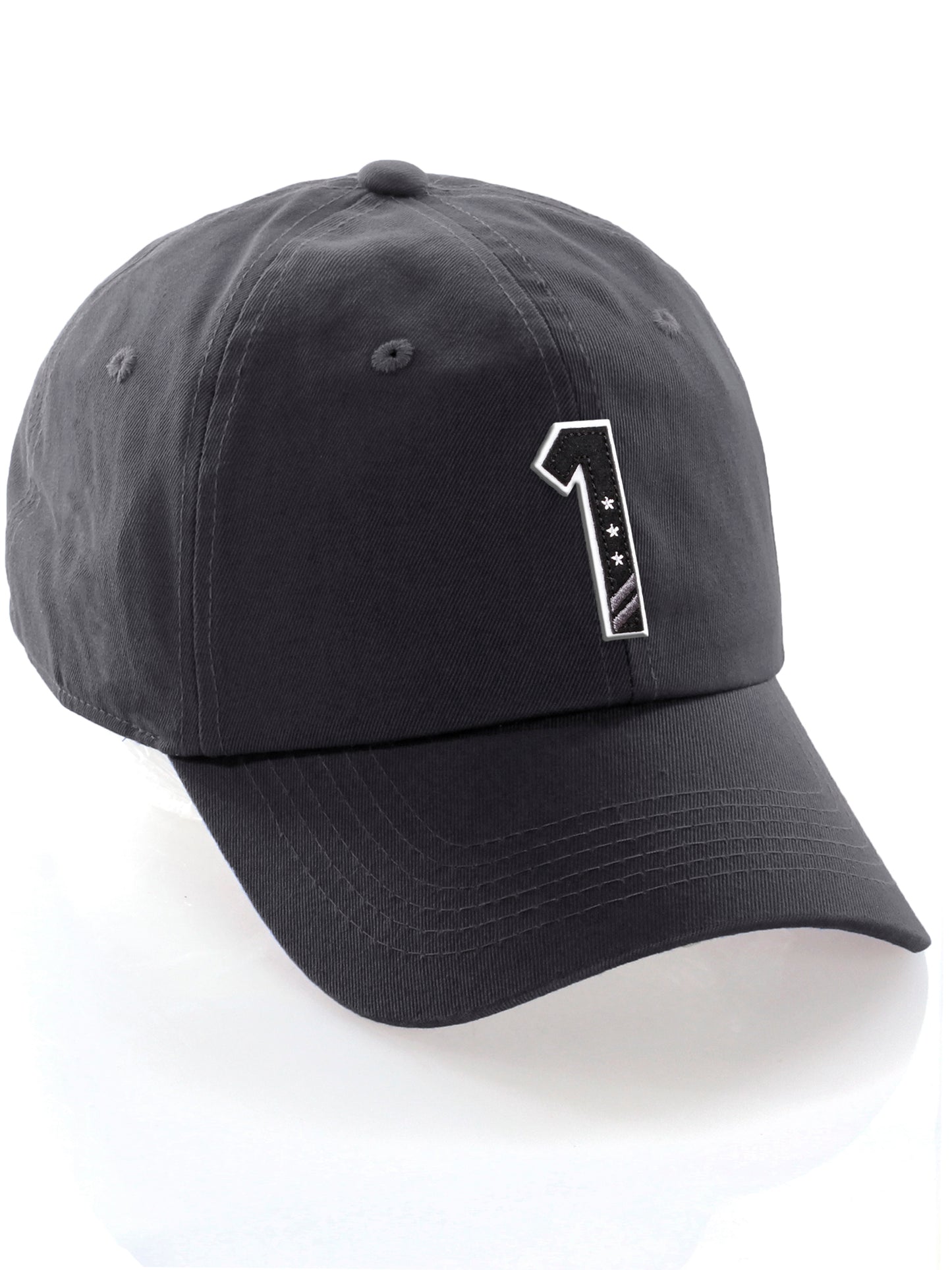 Daxton 3D Custom Alphabet AZ Letter Numbers Initial Baseball Dad Hat