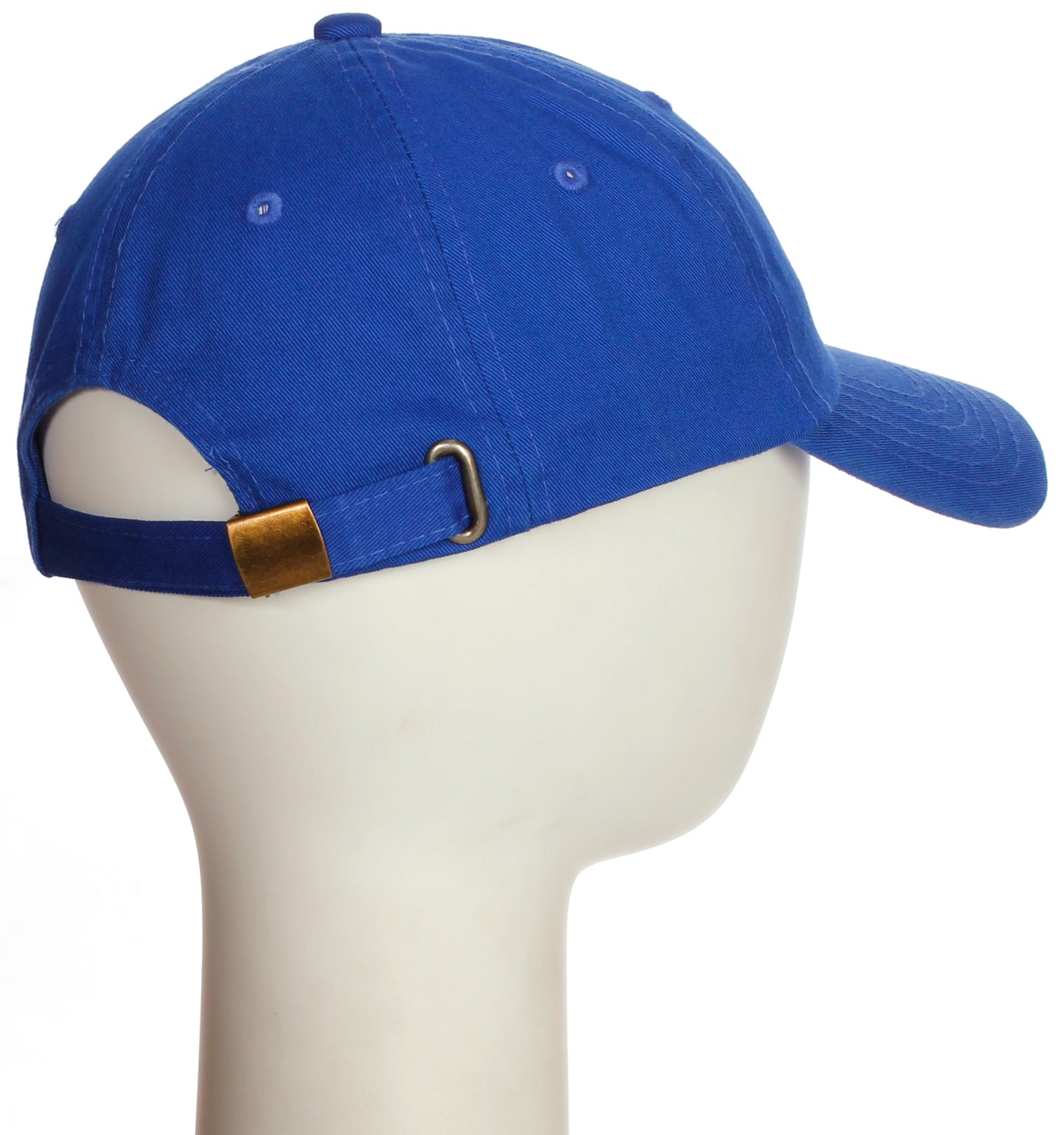 I&W Hatgear Customized Letter Initial Baseball Hat A to Z Team Colors, Blue Cap White Black