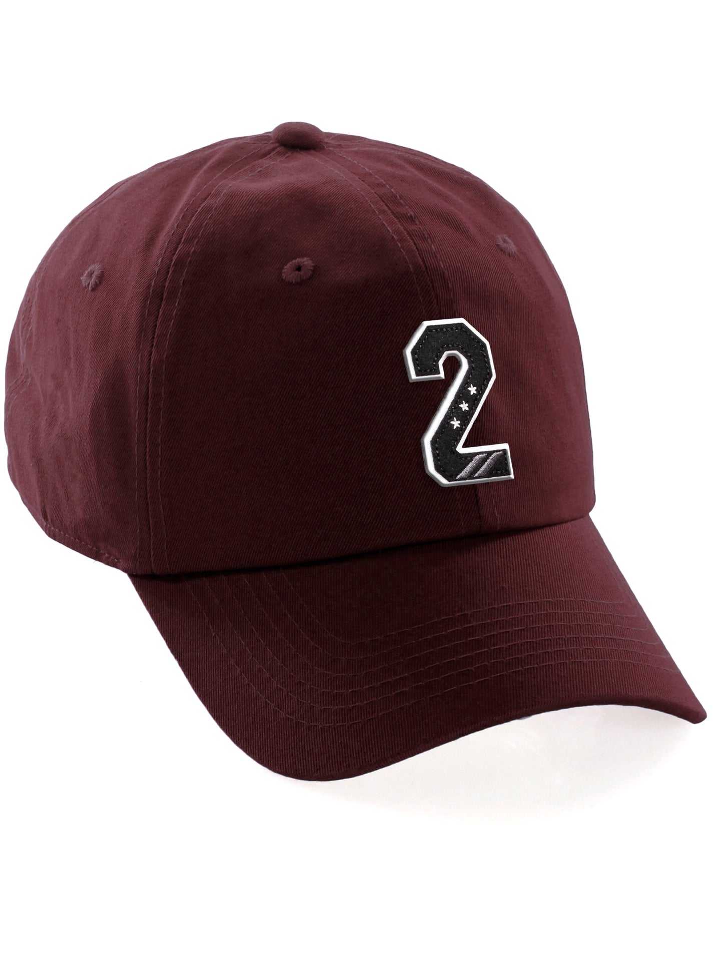 Daxton 3D Custom Alphabet AZ Letter Numbers Initial Baseball Dad Hat