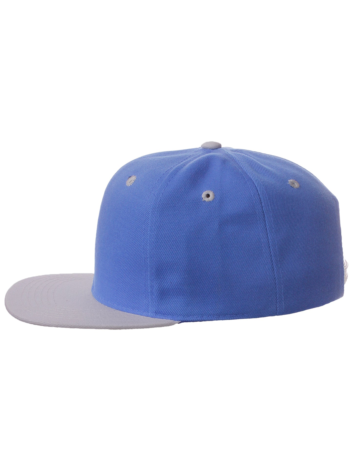 Classic Snapback hat Custom A to Z Initial Letters, Blue Gray Cap Black White