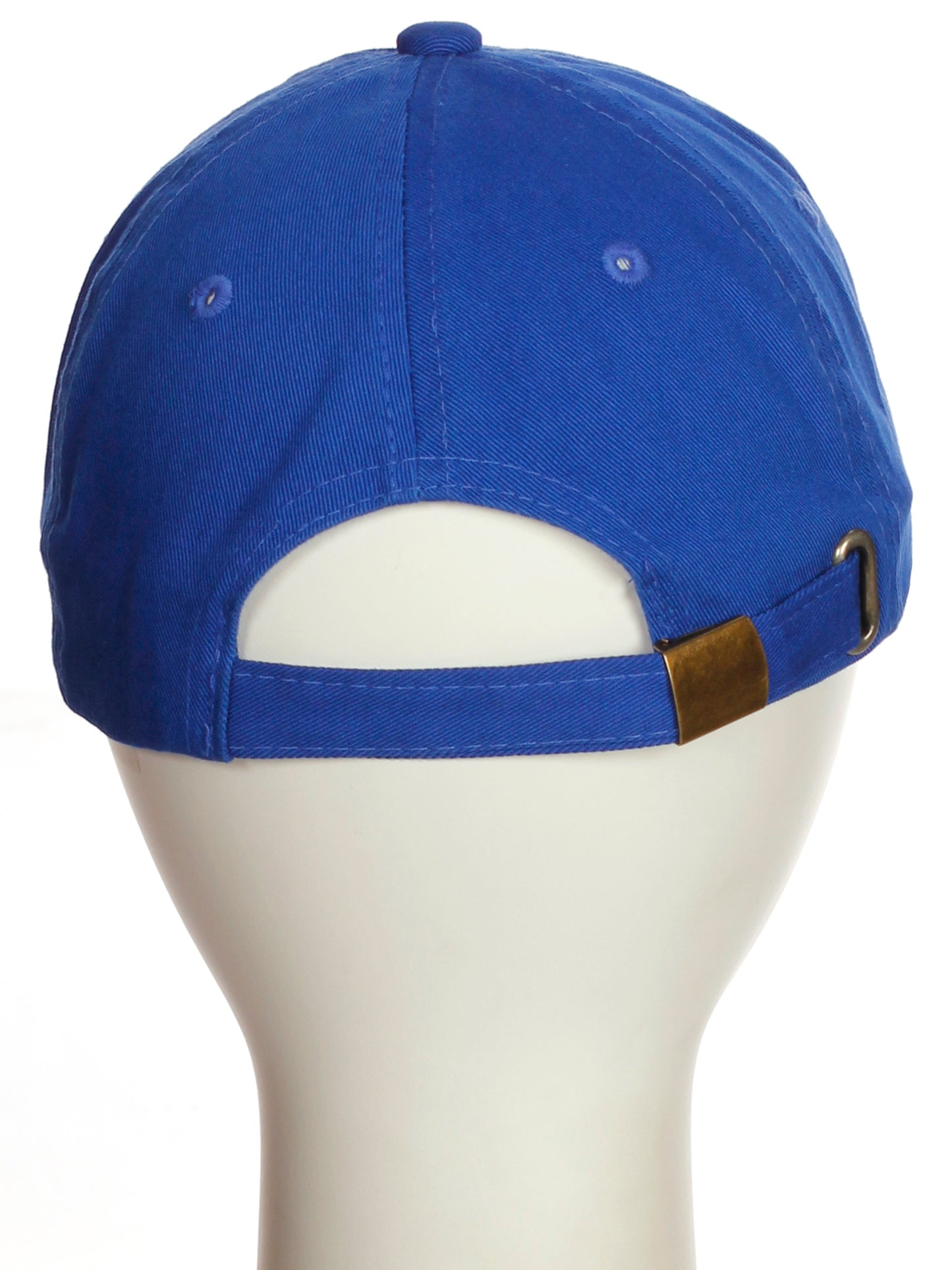 I&W Hatgear Customized Letter Initial Baseball Hat A to Z Team Colors, Blue Cap White Black