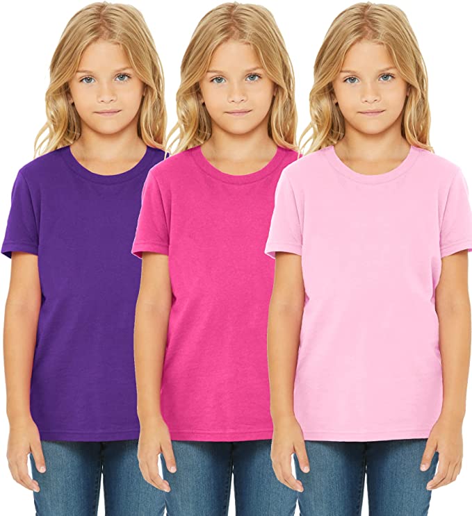 Daxton Youth Size Short Sleeve Tee Basic Tshirt Tops Packs