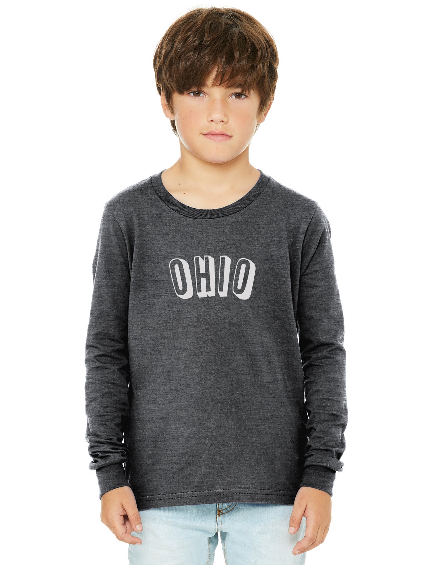 Daxton Youth Long Sleeve Ohio Basic Tshirt