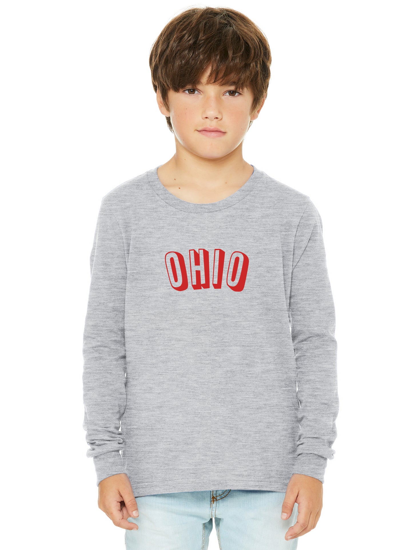 Daxton Youth Long Sleeve Ohio Basic Tshirt