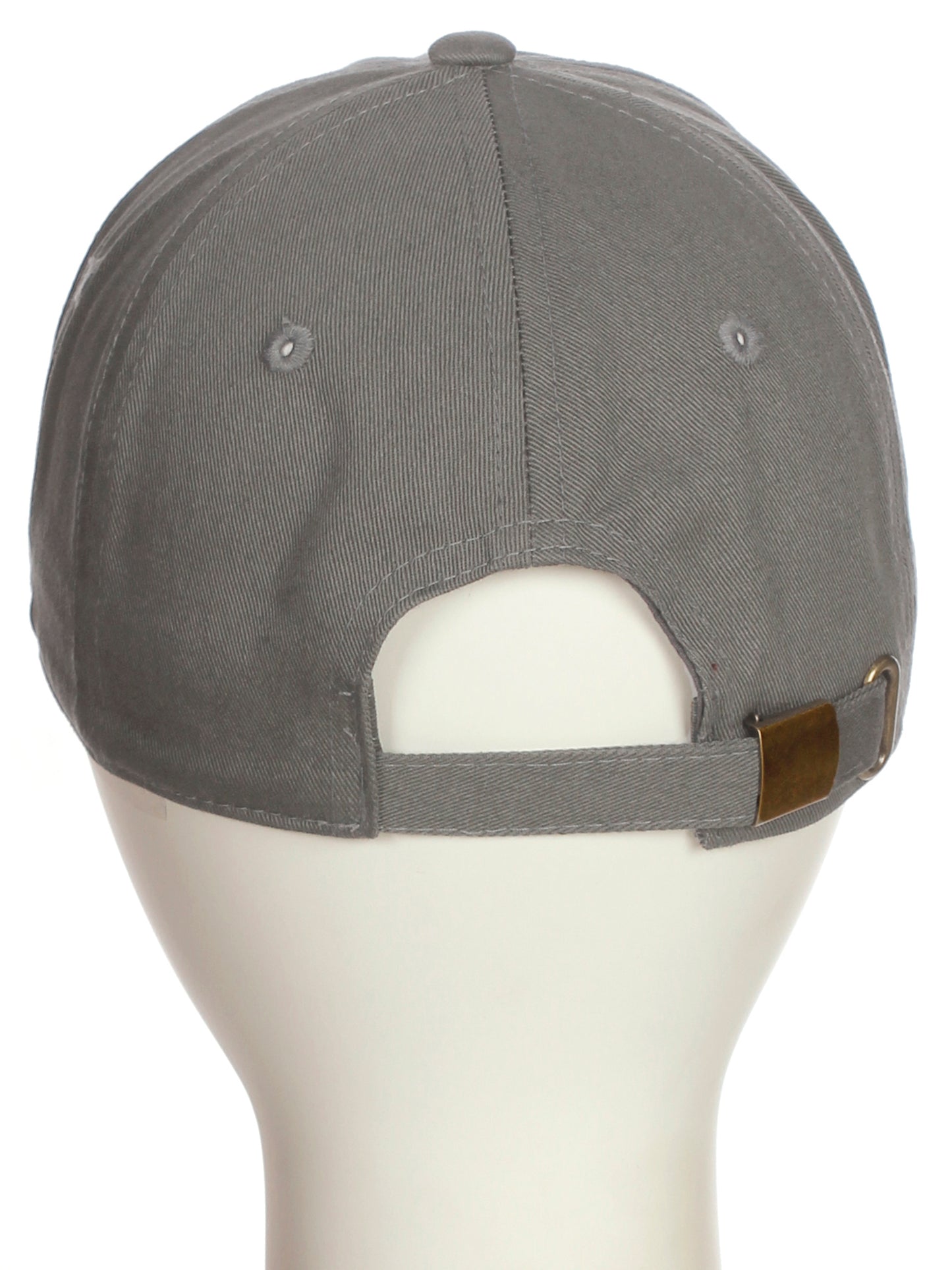 I&W Hatgear Customized Letter Initial Baseball Hat A to Z Team Colors, Light Grey White Red