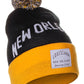 American Cities New Orleans Louisiana Arch Letters Pom Pom Knit Hat Cap Beanie
