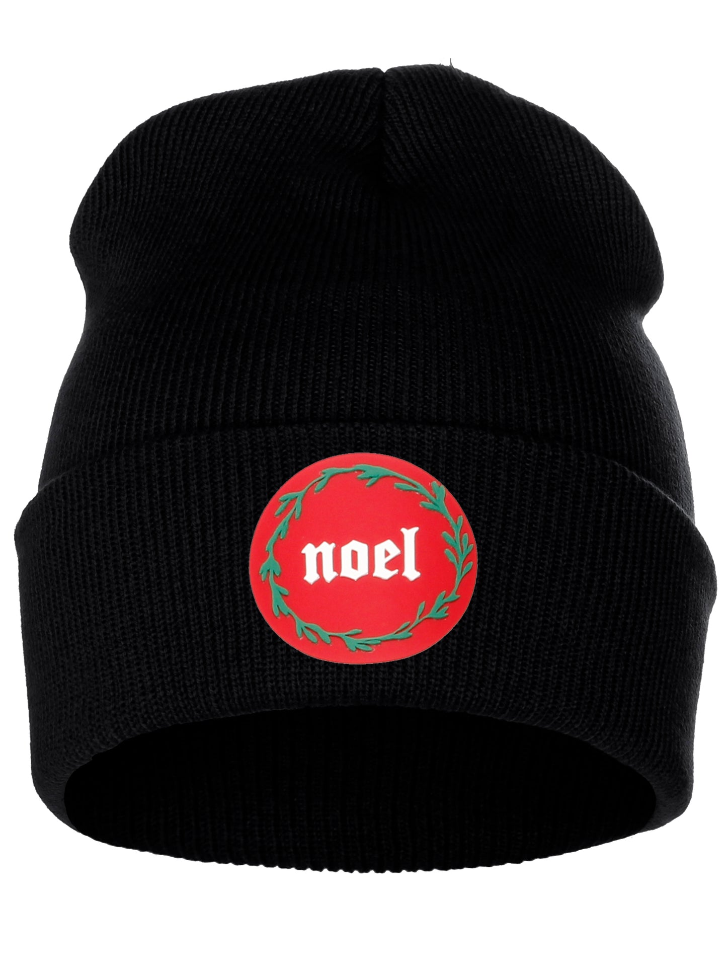 I&W Holiday Christmas Beanie Noel Winter Knit Cuffed Beanie Hat