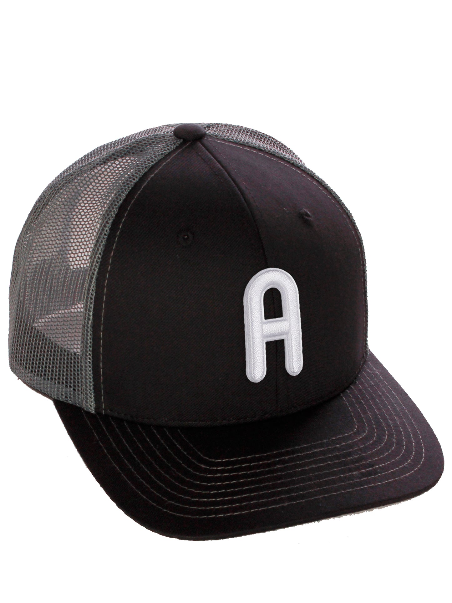 Daxton Classic Baseball Trucker Hat Embroidered A to Z Letters Structured Mid Profile Cap