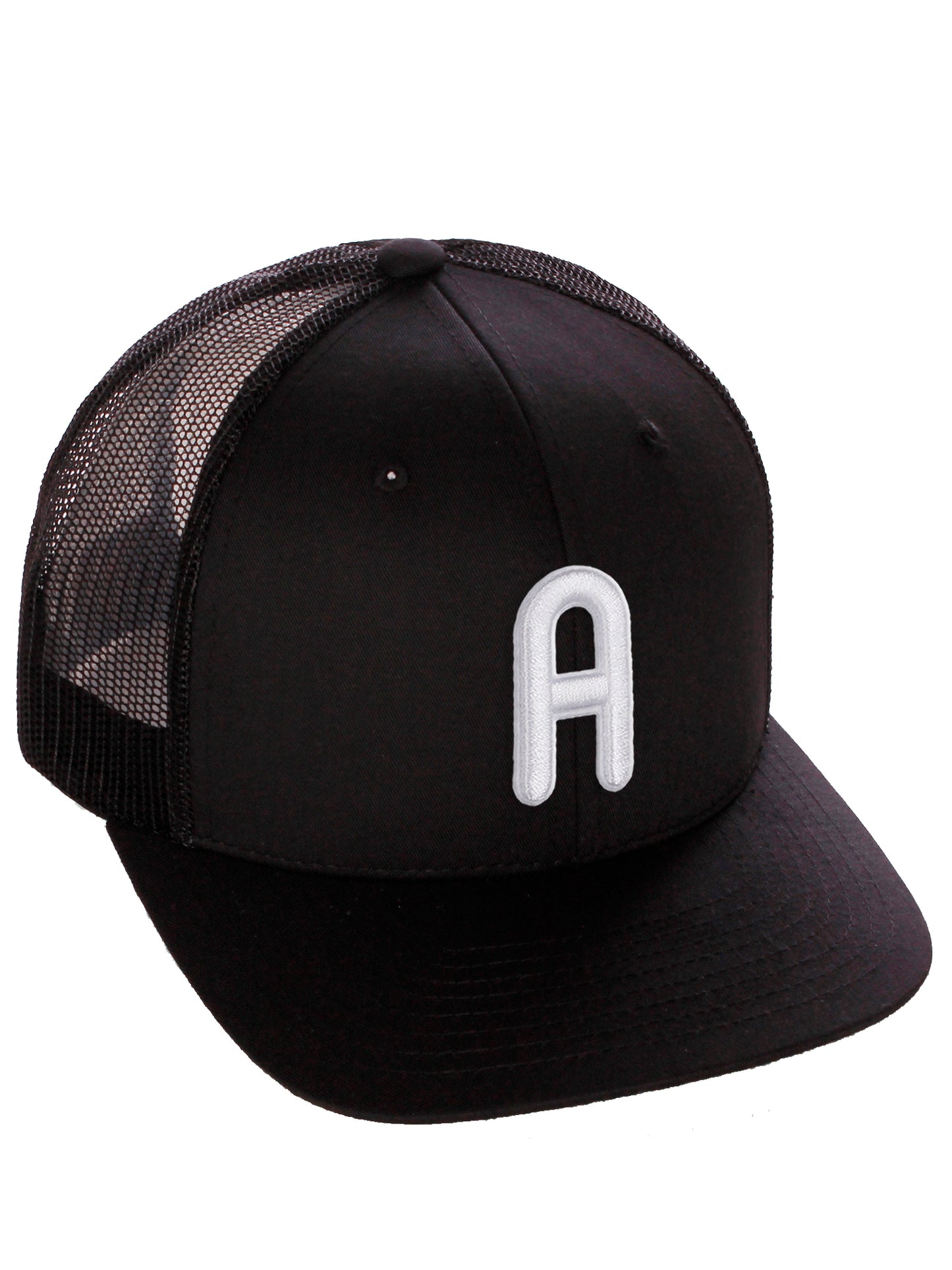 Daxton Classic Baseball Trucker Hat Embroidered A to Z Letters Structured Mid Profile Cap