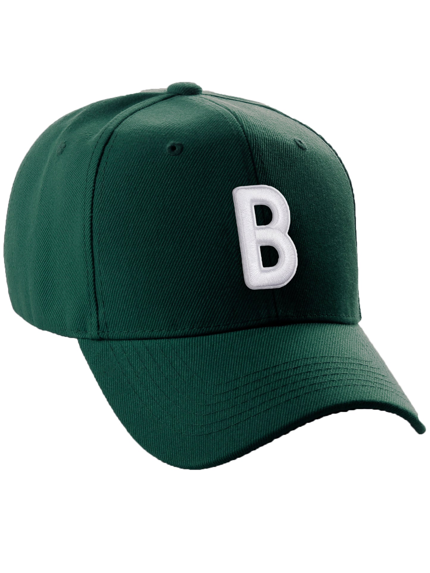 Daxton Classic Baseball Hat Embroidered A to Z Letters Structured Mid Profile Cap