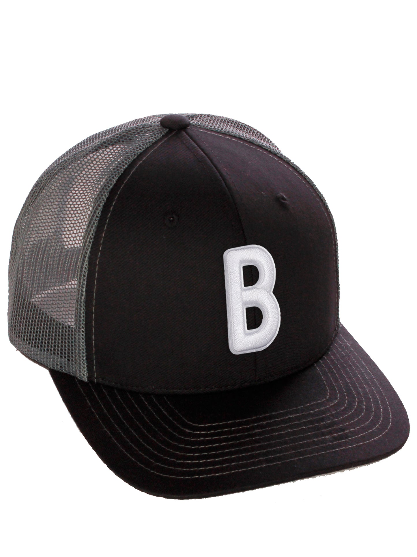 Daxton Classic Baseball Trucker Hat Embroidered A to Z Letters Structured Mid Profile Cap