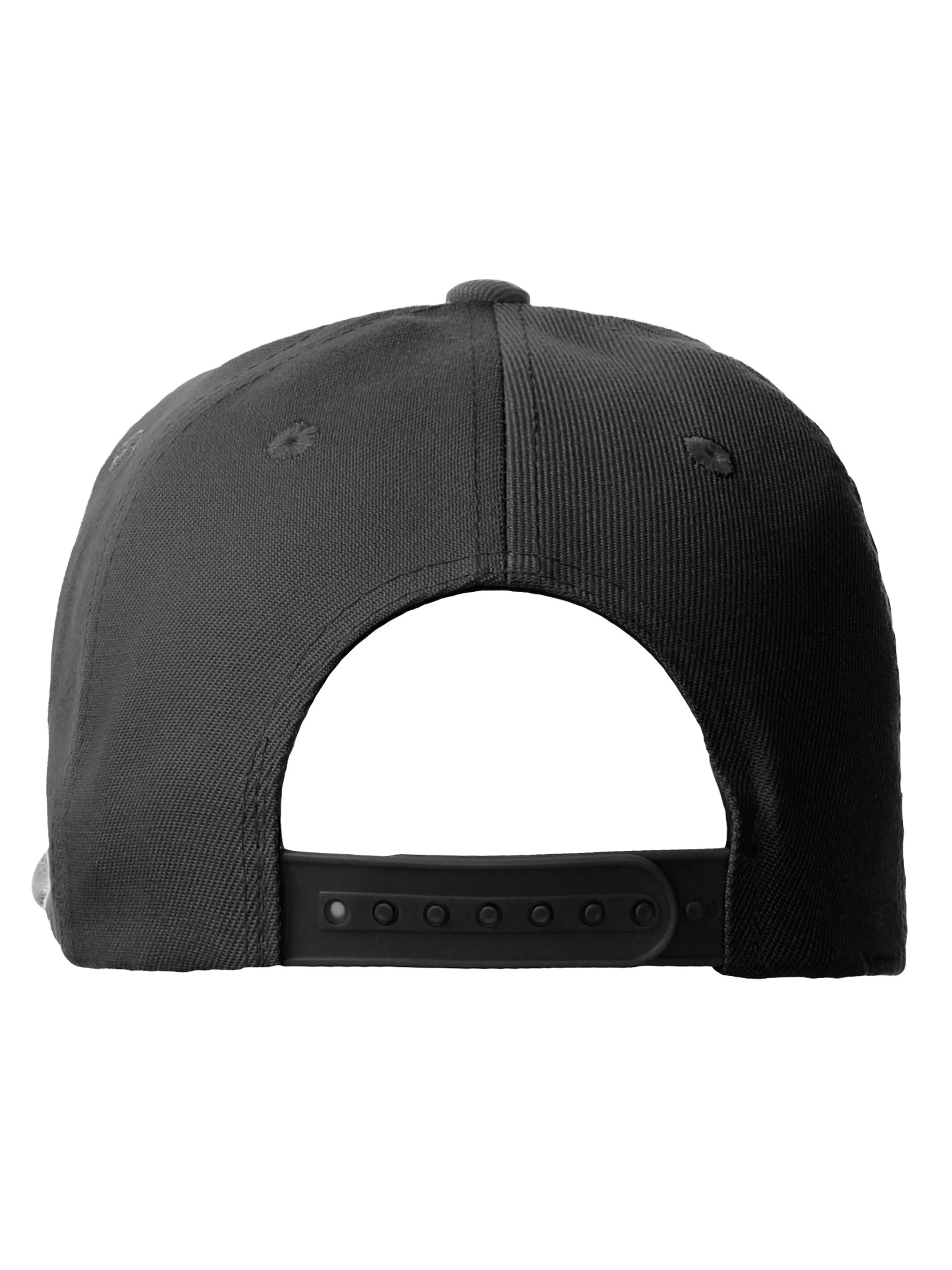 Daxton Classic Snapback Initial Numbers Letters Flat Bill Visor Black Cap