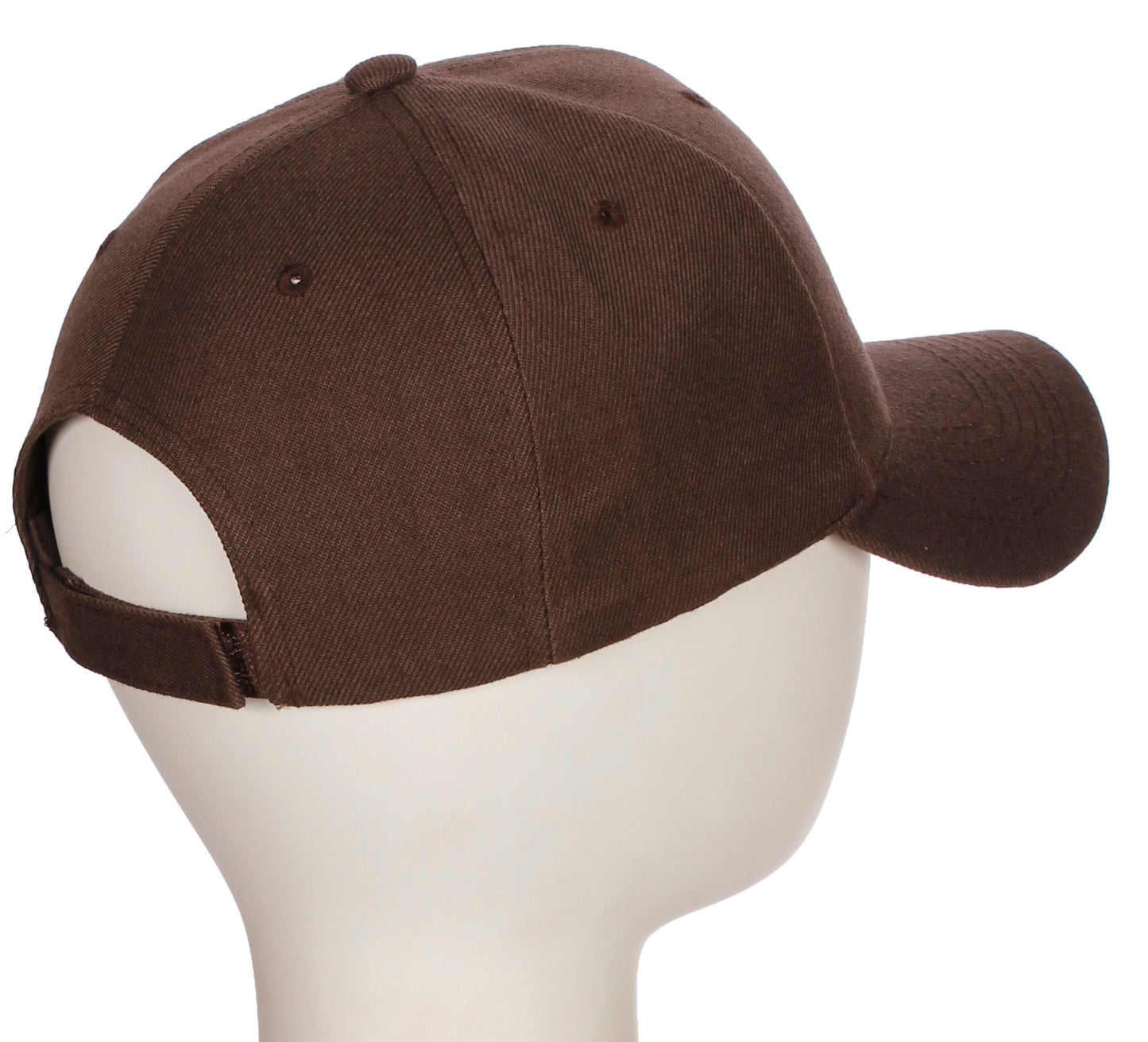 Classic Baseball Hat Custom A to Z Initial Team Letter, Brown Cap White Black