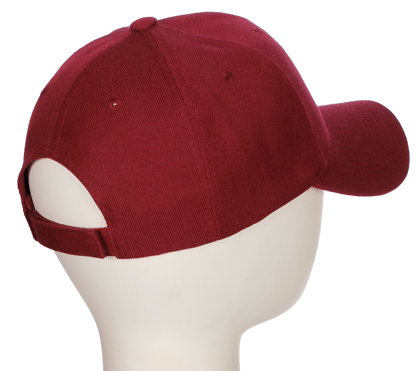 Classic Baseball Hat Custom A to Z Initial Team Letter, Burgundy Cap White Navy