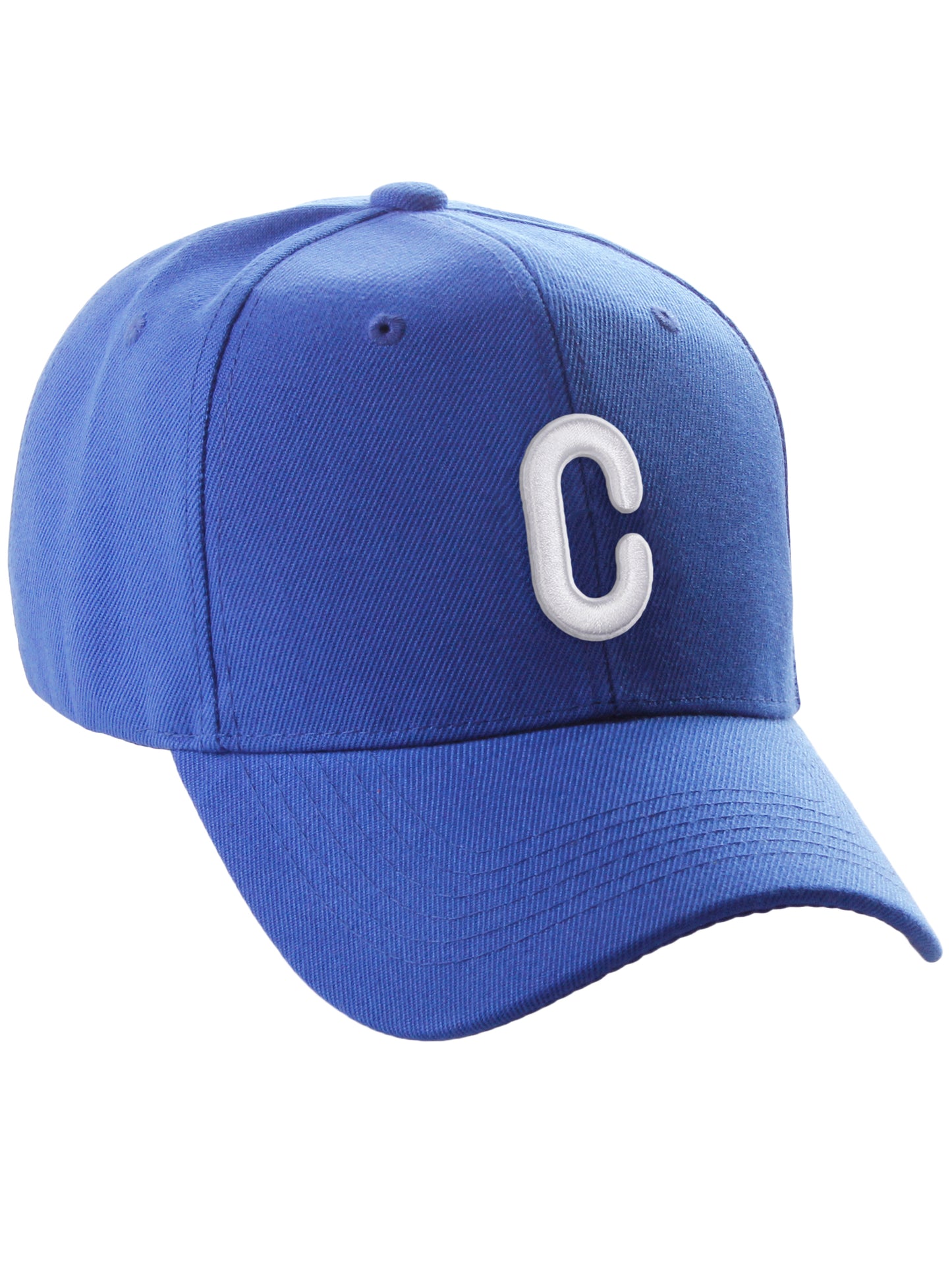 Daxton Classic Baseball Hat Embroidered A to Z Letters Structured Mid Profile Cap