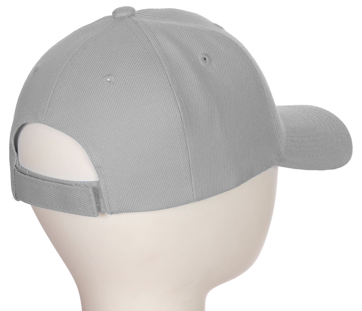 Classic Baseball Hat Custom A to Z Initial Team Letter, Lt Gray Cap White Red