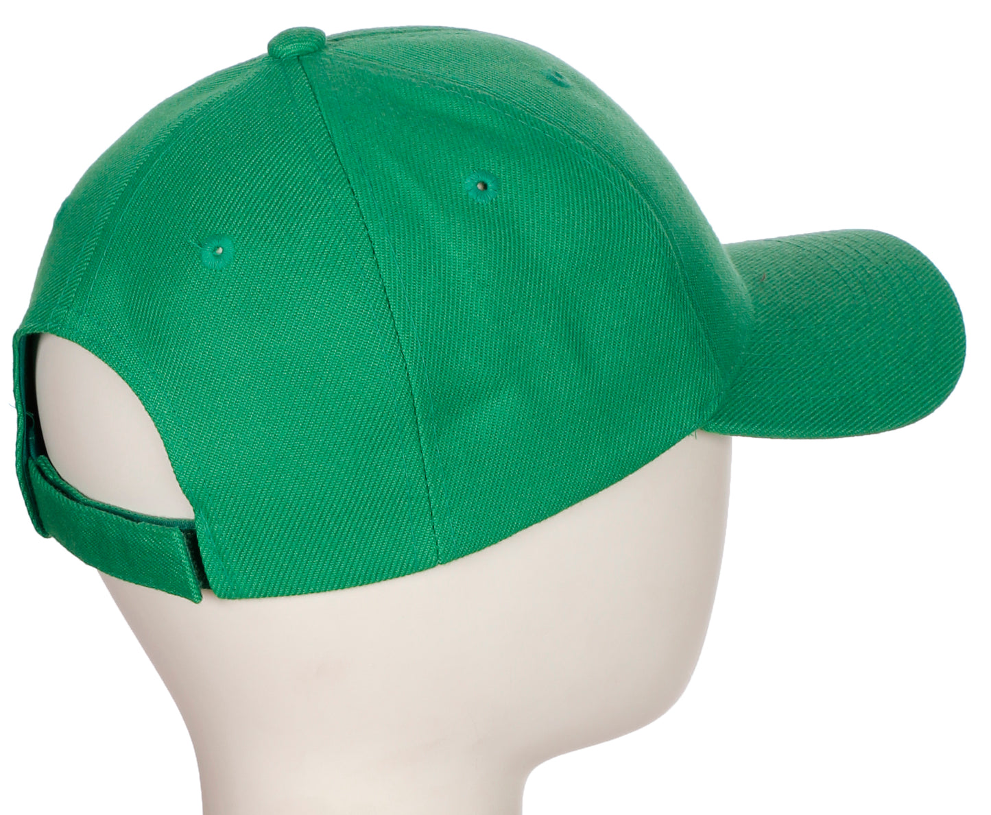 Classic Baseball Hat Custom A to Z Initial Team Letter, Green Cap White Black