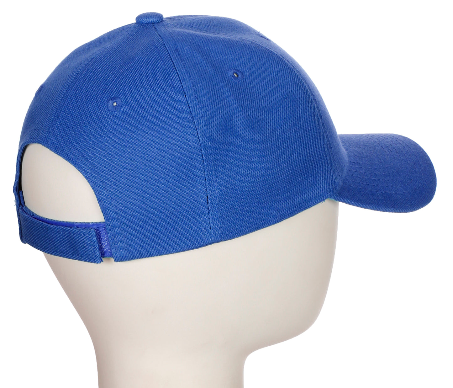 Classic Baseball Hat Custom A to Z Initial Team Letter, Blue Cap White Black