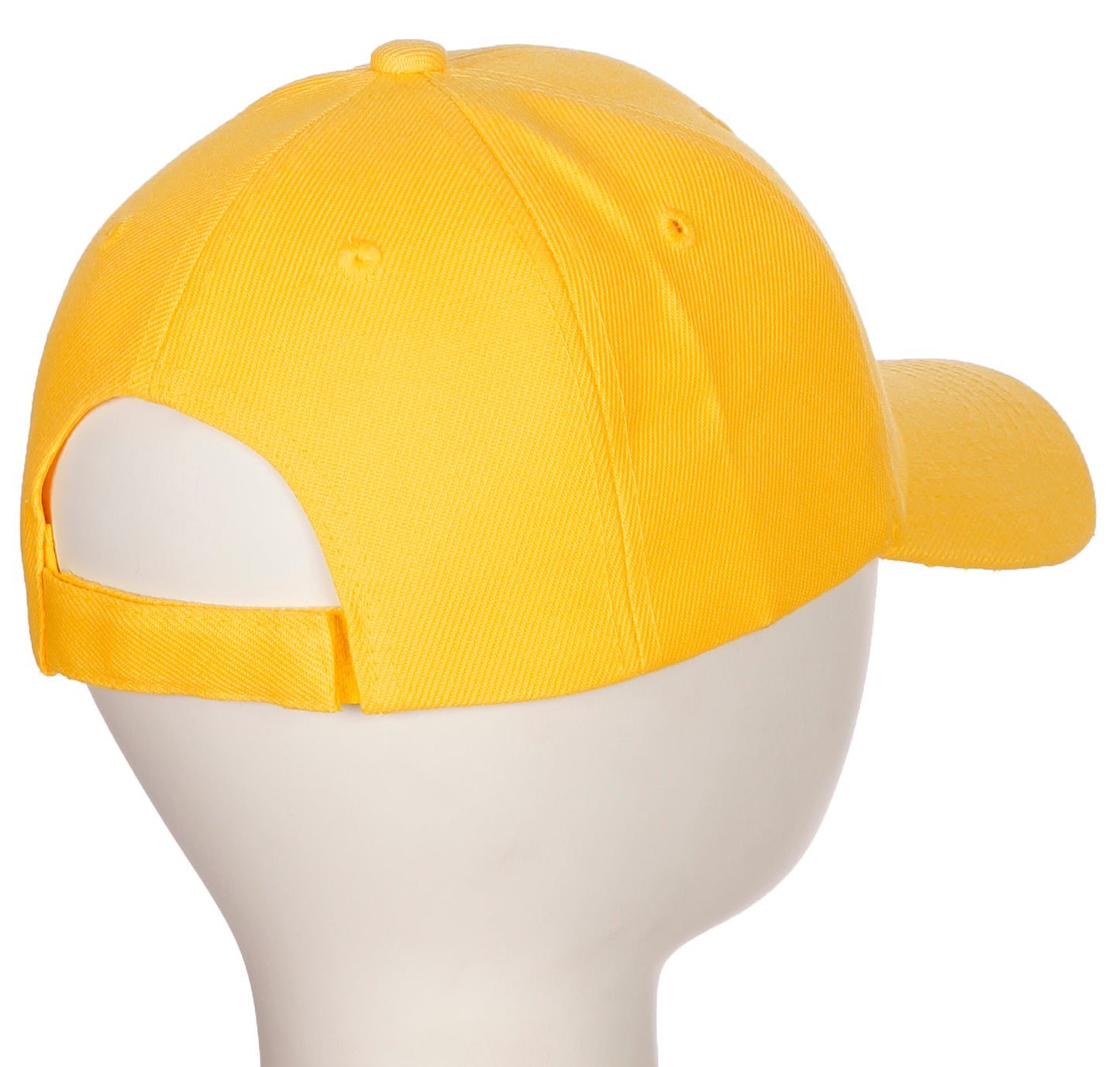 Classic Baseball Hat Custom A to Z Initial Team Letter, Yellow Cap White Black