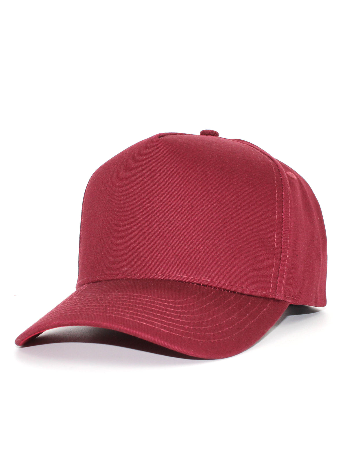 5-Panel Structured Snapback - High-Profile 100% Cotton Twill