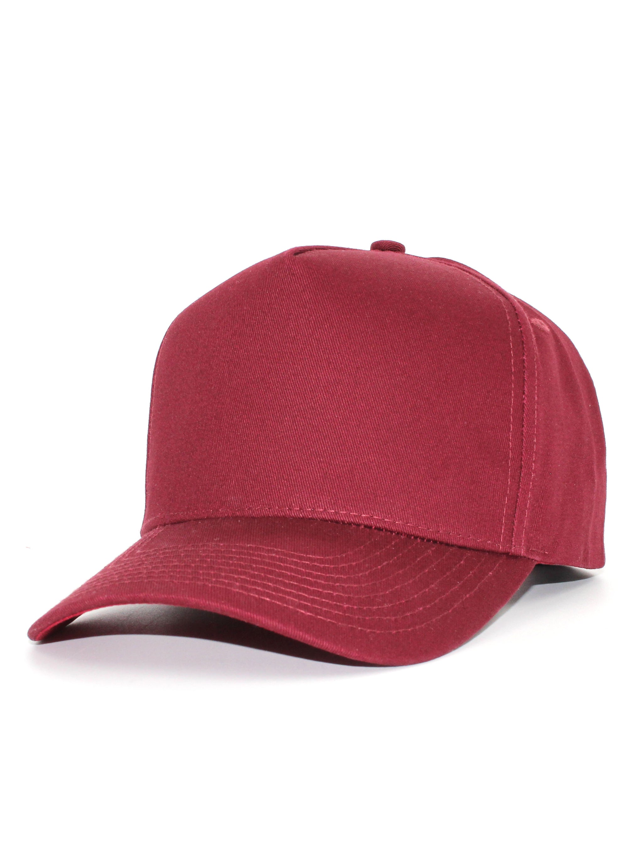 5-Panel Structured Snapback - High-Profile 100% Cotton Twill