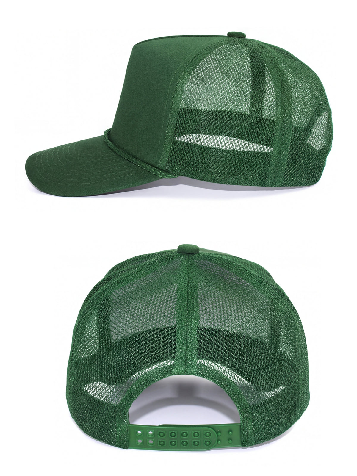 Lu Originals 5-Panel Trucker Cotton Mesh Back - Structured High-Profile with Rope (Copy)