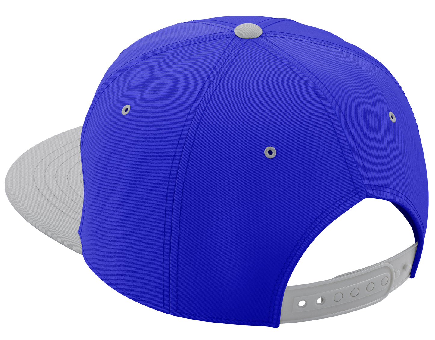 Classic Snapback Hat Custom A to Z Initial Letters, Royal Grey Cap Whte Black