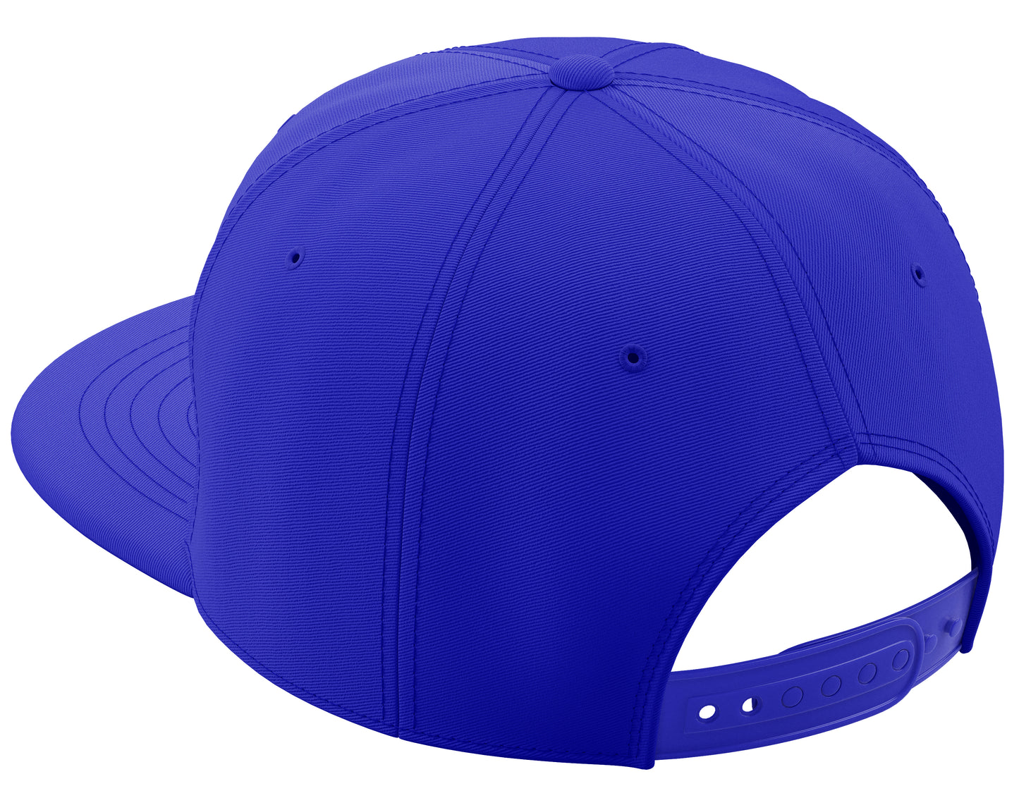 Classic Snapback Hat Custom A to Z Initial Raised Letter, Royal Cap White Gold