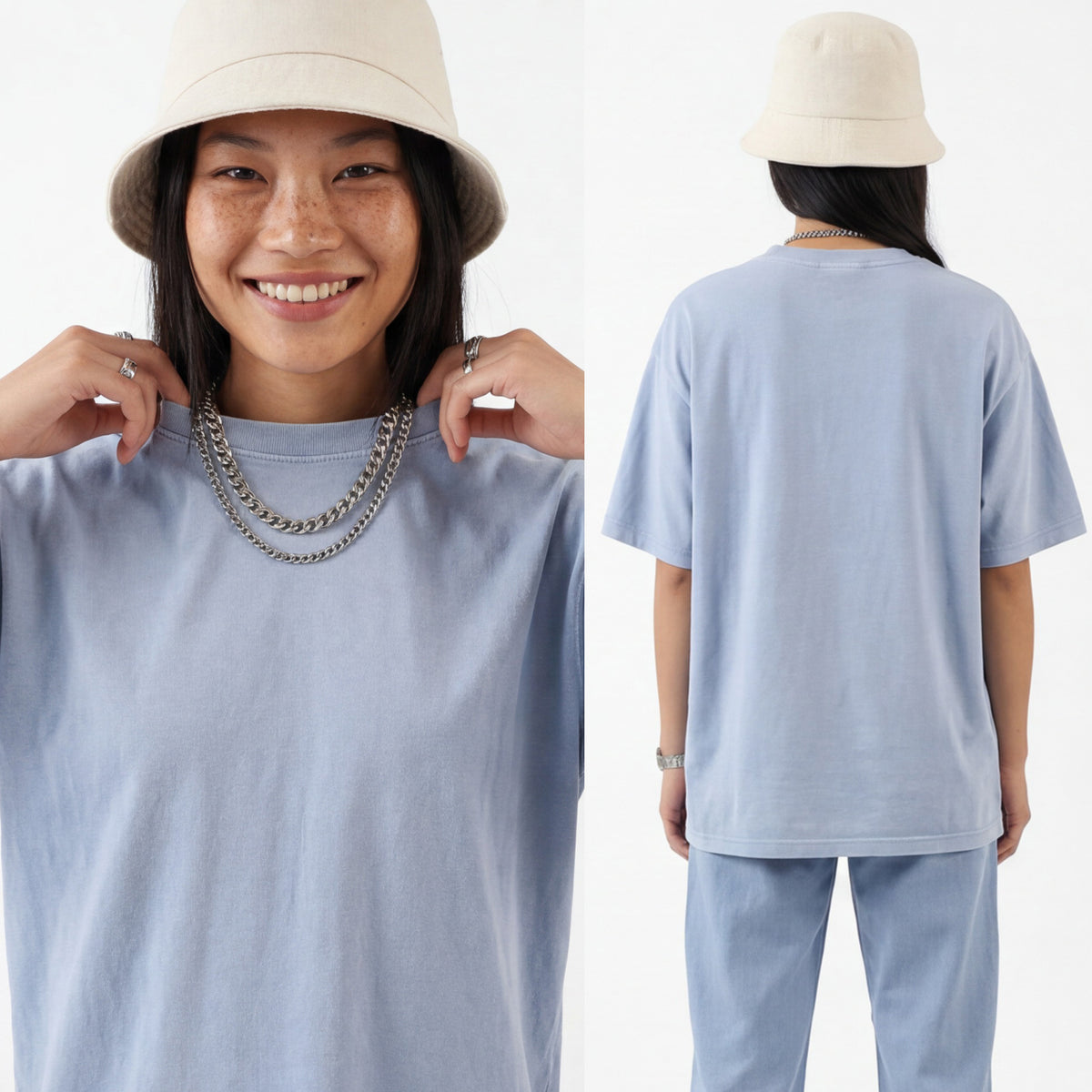 Unisex Heavyweight Oversized Short Sleeve Tee | 260 GSM Pigment Dyed Vintage T-Shirt