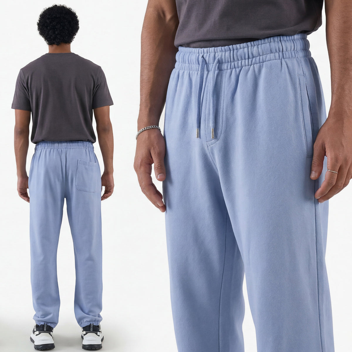 Unisex Heavyweight Fleece Sweatpants | 400 GSM 12 OZ Pigment Dyed Streetwear Joggers