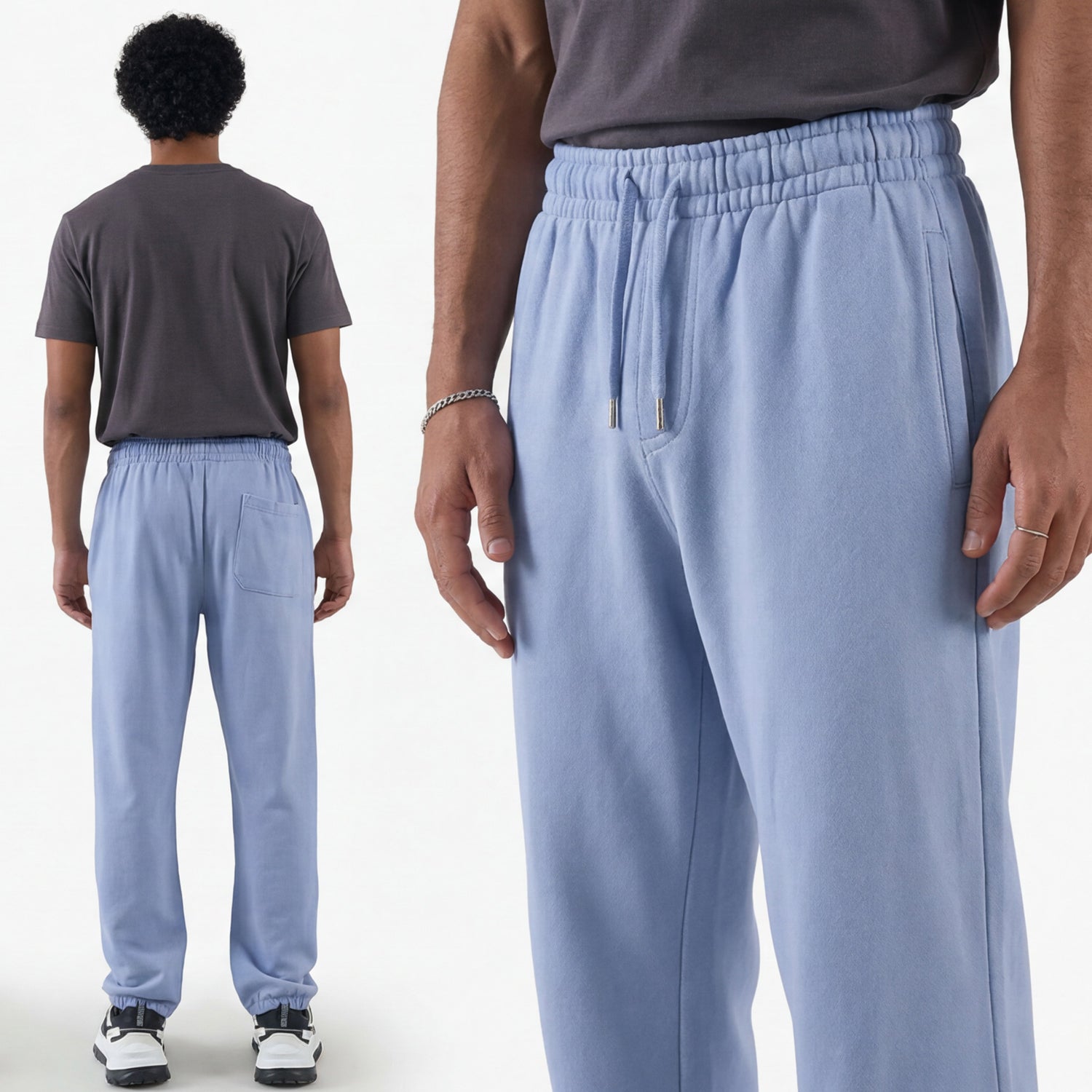Unisex Heavyweight Fleece Sweatpants | 400 GSM 12 OZ Pigment Dyed Streetwear Joggers