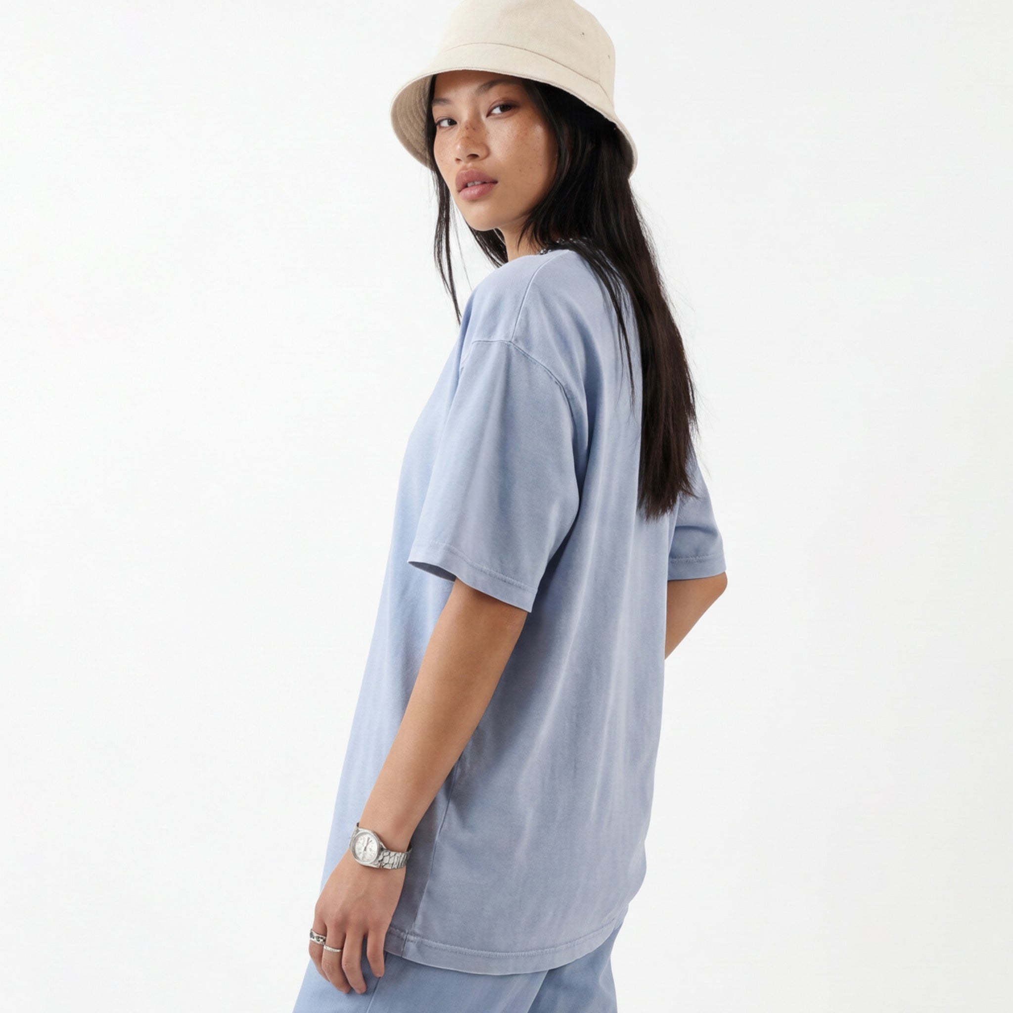 Unisex Heavyweight Oversized Short Sleeve Tee | 260 GSM Pigment Dyed Vintage T-Shirt
