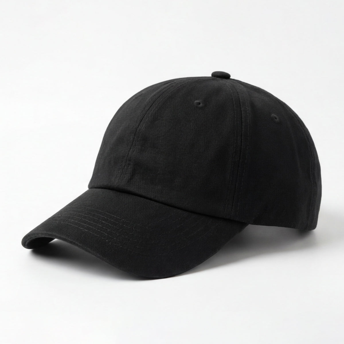 Classic Unstructured Cotton Dad Hat | Low-Profile 6-Panel Cap with Brass Buckle