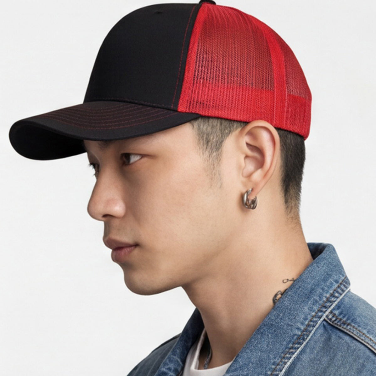 Classic Cambridge Mesh Trucker Hat | Mid-Profile 6-Panel Snapback