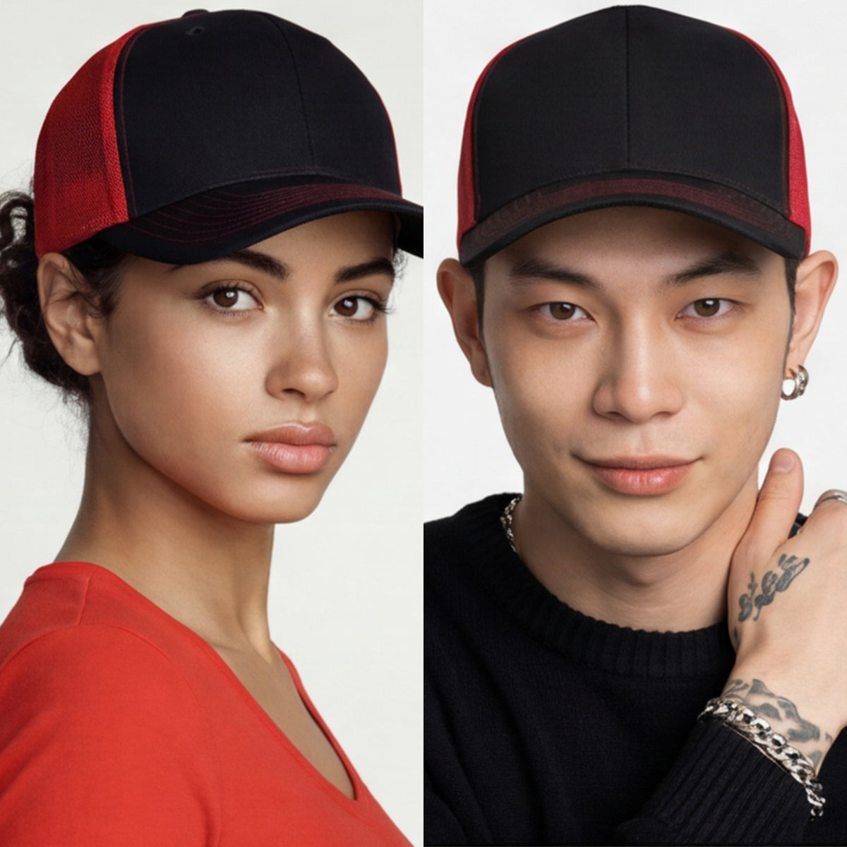 Classic Cambridge Mesh Trucker Hat | Mid-Profile 6-Panel Snapback