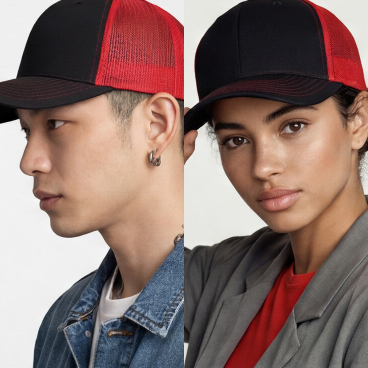 Classic Cambridge Mesh Trucker Hat | Mid-Profile 6-Panel Snapback
