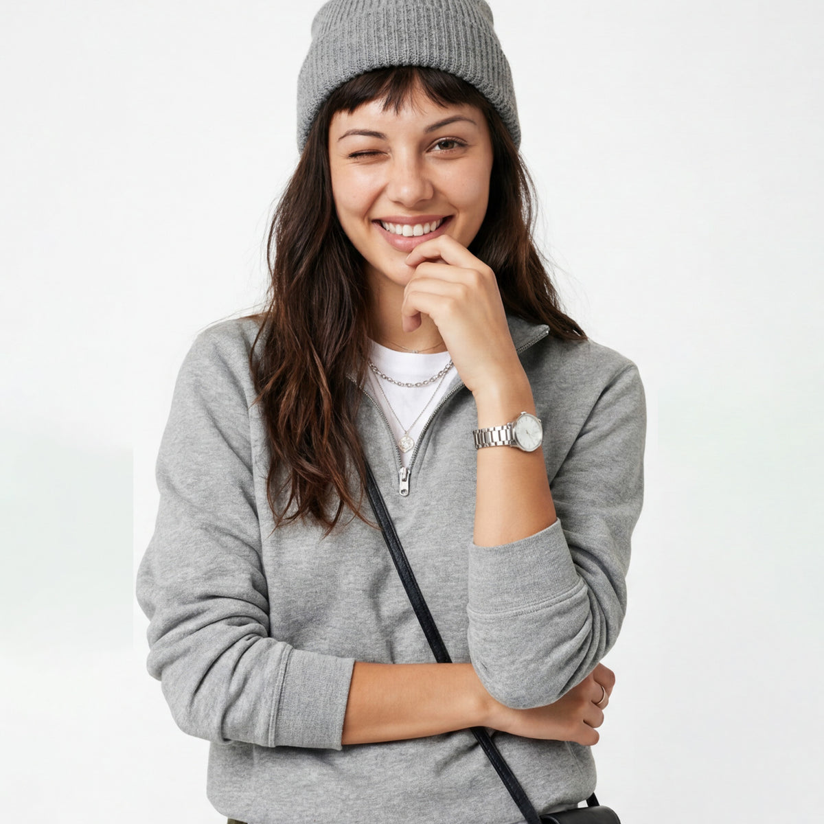 Premium Quarter-Zip Fleece Pullover | 7 oz. Midweight Cadet Sweatshirt