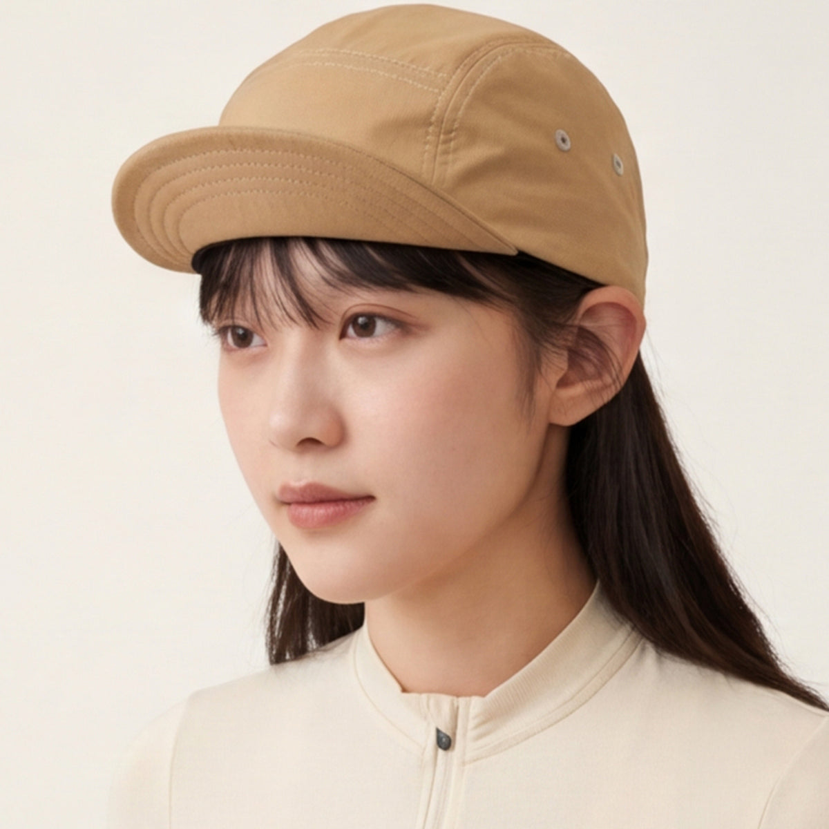 Classic 2 Way-Up Visor Bike Hat | Retro 5-Panel Cycling Cap