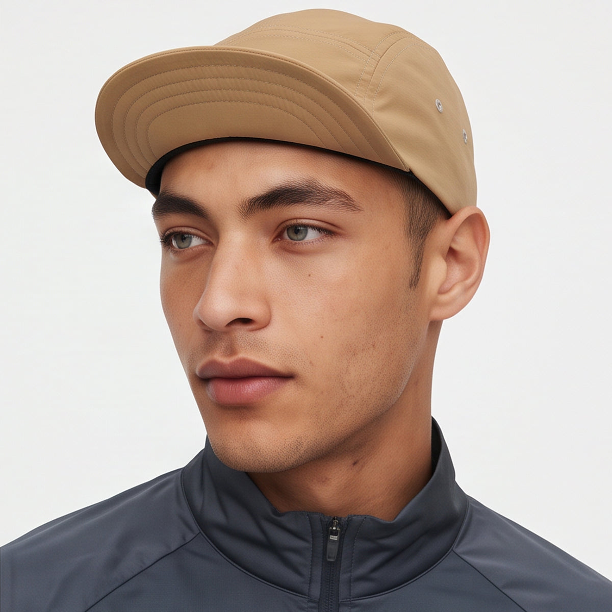 Classic 2 Way-Up Visor Bike Hat | Retro 5-Panel Cycling Cap