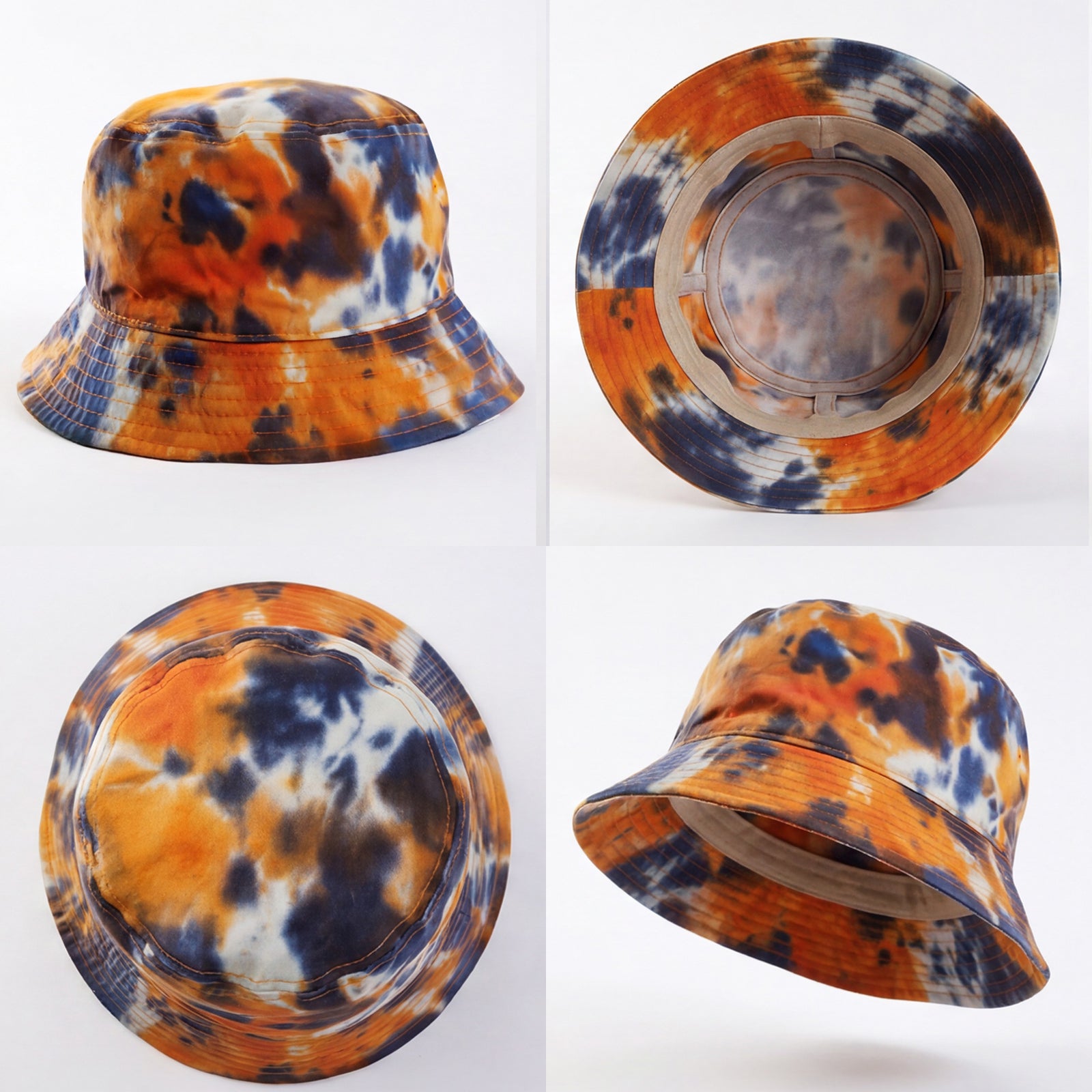 Pitbull Classic Tie Dye Cotton Bucket Hat | Classic Festival & Outdoor Sun Hat