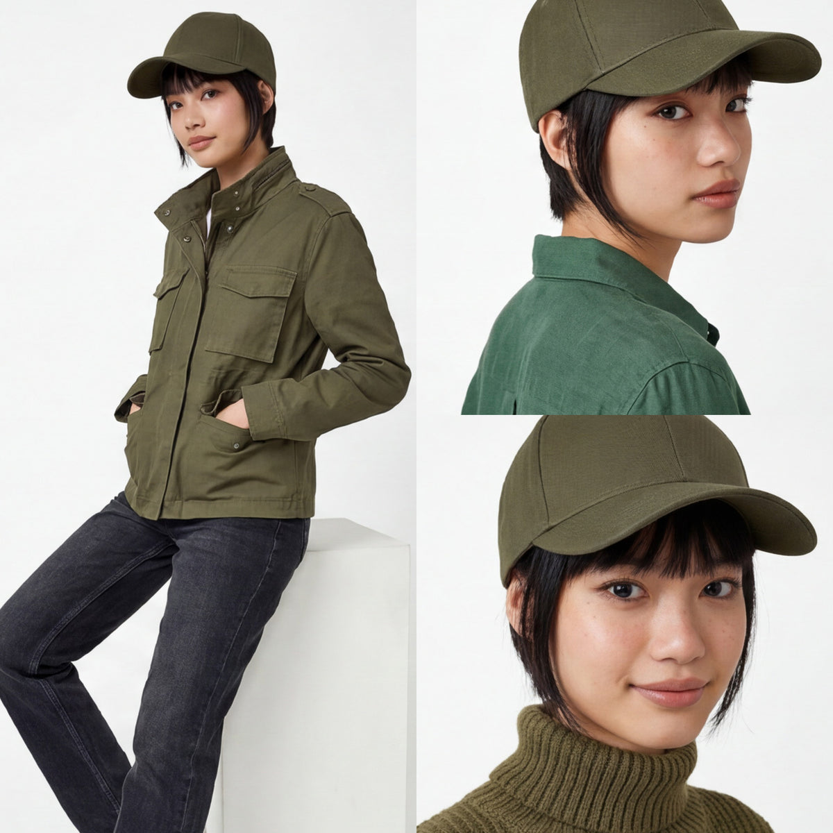 Classic Structured Baseball Hat | Mid-Profile Polyester Cap with Curved Visor