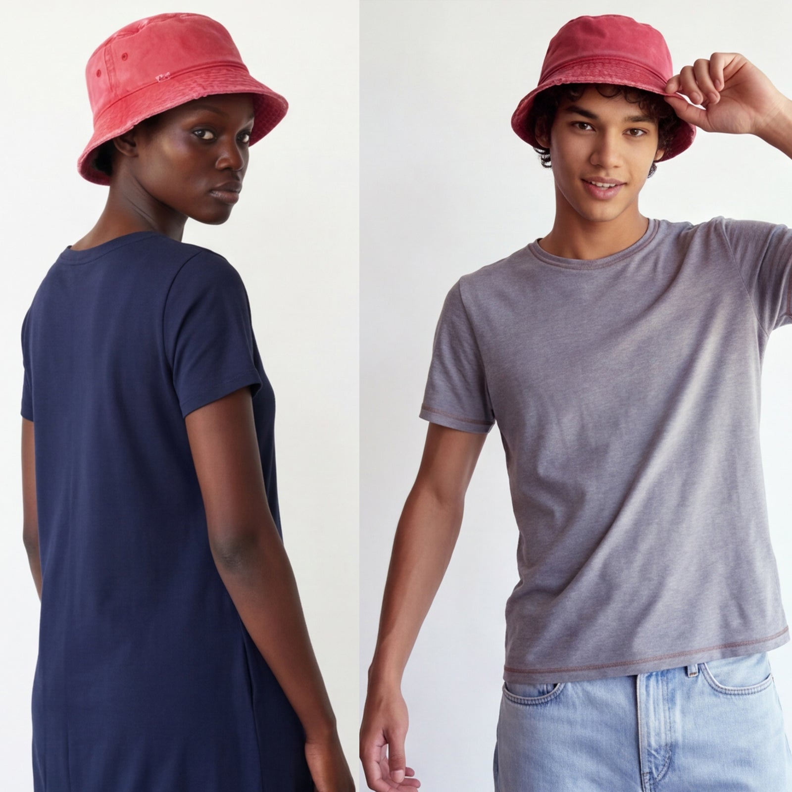 Classic Pigment Dyed Vintage Bucket Hat | Distressed Finish 100% Cotton