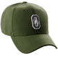 Daxton Structured Baseball Hat Cap 3D Alphabet A to Z Letter Number Initial