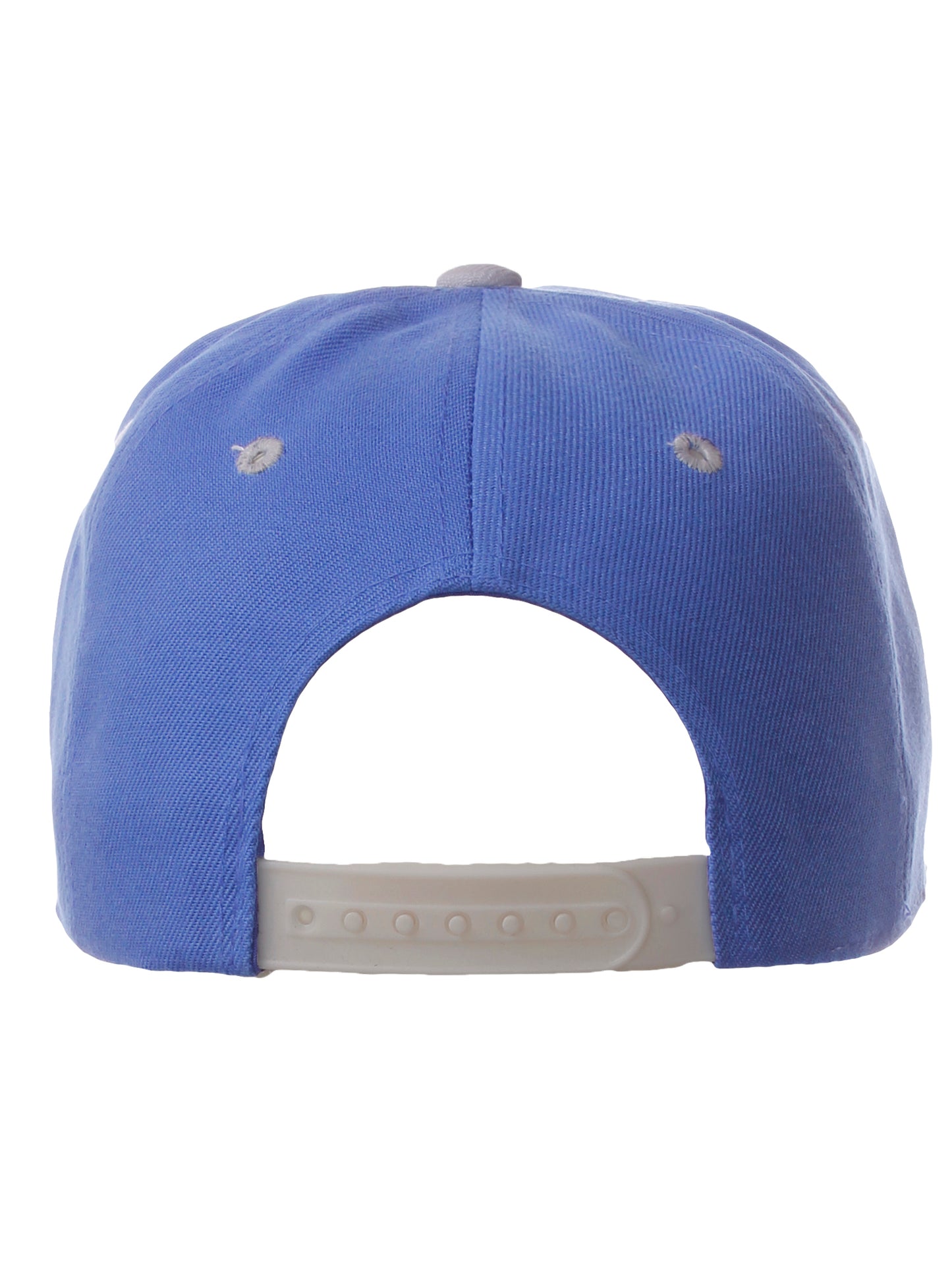 Classic Snapback hat Custom A to Z Initial Letters, Blue Gray Cap Black White