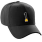 Daxton One Size Two Tone Initial Numbers Letters Structured Baseball Hat