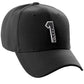 Daxton Structured Baseball Hat Cap 3D Alphabet A to Z Letter Number Initial