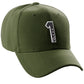 Daxton Structured Baseball Hat Cap 3D Alphabet A to Z Letter Number Initial