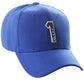 Daxton Structured Baseball Hat Cap 3D Alphabet A to Z Letter Number Initial